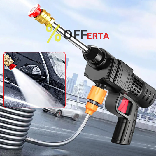KIT Aparat de spalat cu presiune de 48V,2 acumulatori si cu rezervor pentru detergent!