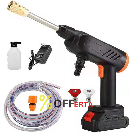 KIT Aparat de spalat cu presiune de 48V,2 acumulatori si cu rezervor pentru detergent!