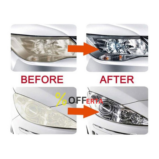 Kit polish auto profesional pentru faruri cu multiple accesorii