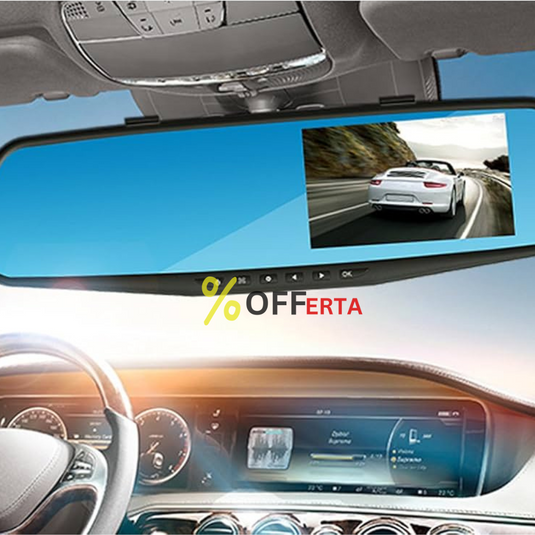 Oglinda monitor dual camera 4.3 inch pentru parcare