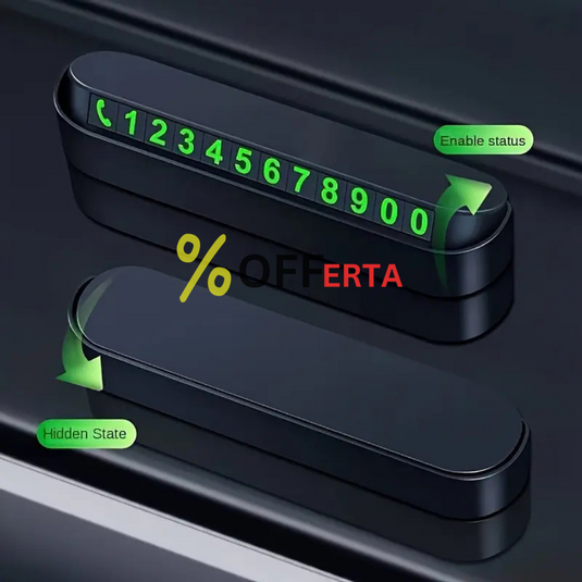 Suport numar de telefon pentru parcare temporara