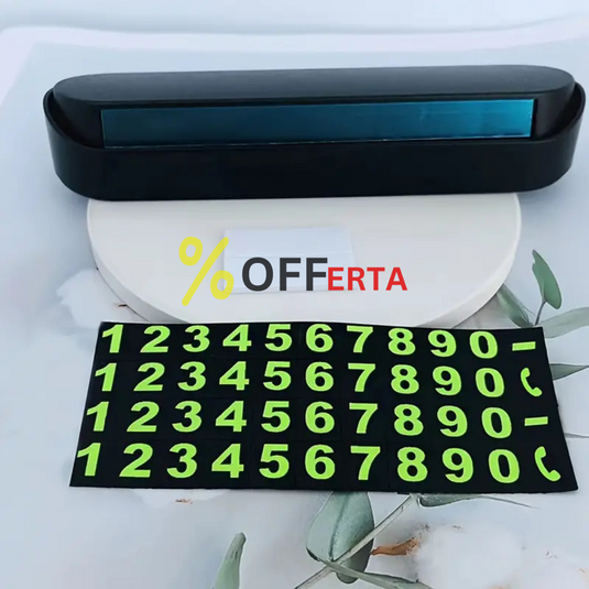 Suport numar de telefon pentru parcare temporara