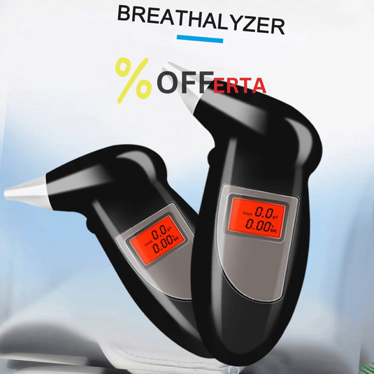 Alcooltest digital cu 4 capete de rezerva