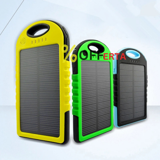 Baterie Externa cu Incarcare Solara 5000 mAh