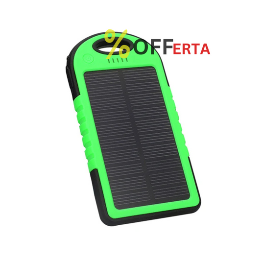 Baterie Externa cu Incarcare Solara 5000 mAh