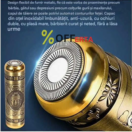 Mini aparat de barbierit, electric, cu incarcare USB
