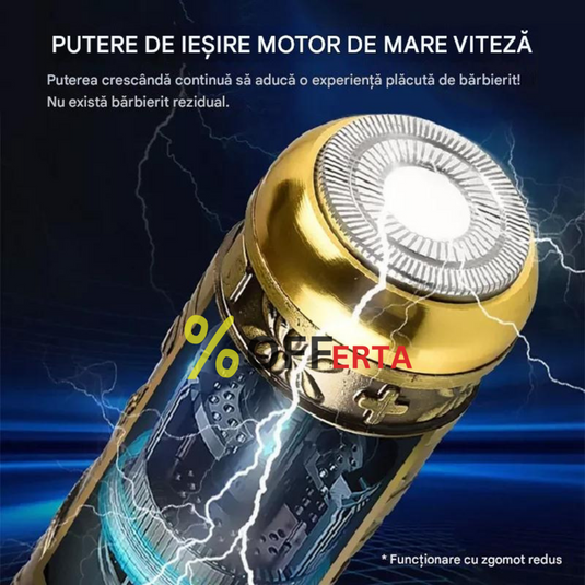 Mini aparat de barbierit, electric, cu incarcare USB