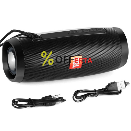 Boxa stereo Bluetooth cu lumina ambientala multicolora