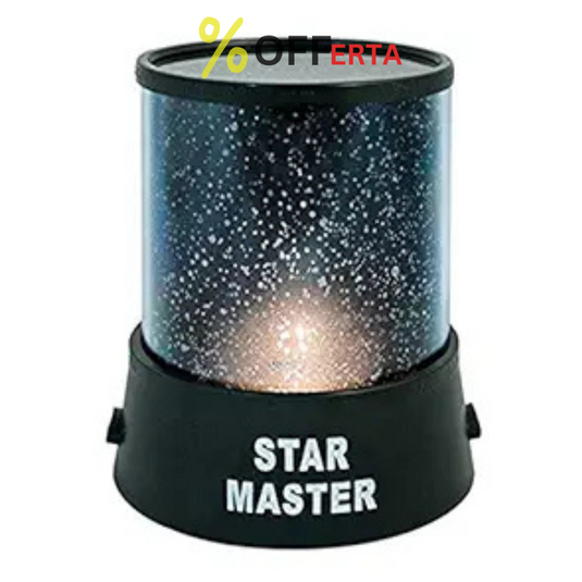 Lampa de veghe cu proiector astronomic