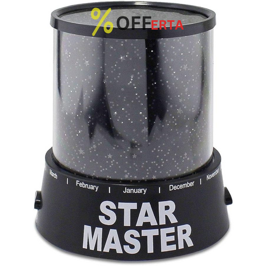 Lampa de veghe cu proiector astronomic