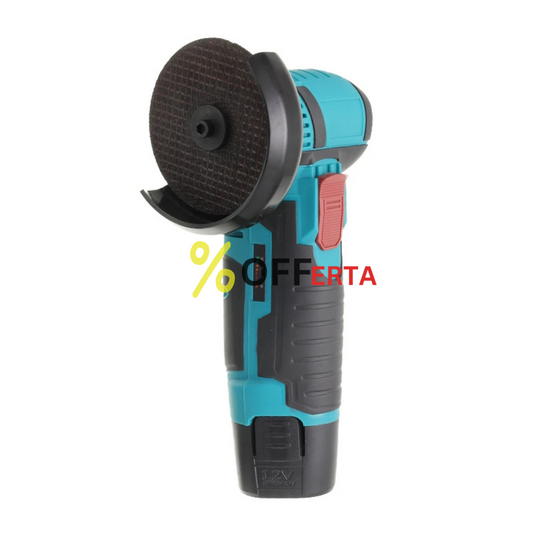 Mini polizor portabil GrinderPro 2 x Acumulatori + 6 Panze Cadou