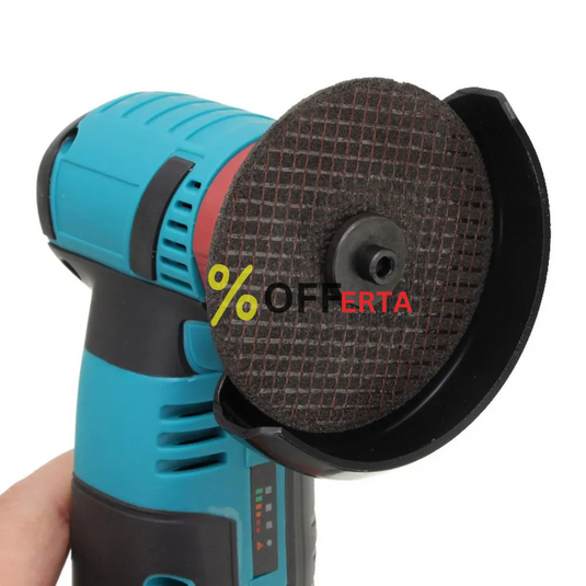 Mini polizor portabil GrinderPro 2 x Acumulatori + 6 Panze Cadou