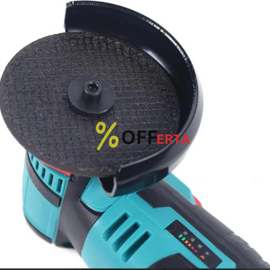 Mini polizor portabil GrinderPro 2 x Acumulatori + 6 Panze Cadou