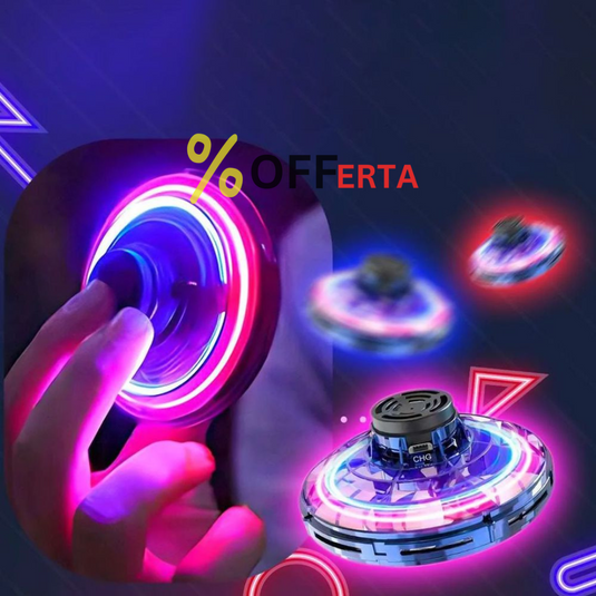 Spinner Zburator, Efect De Bumerang, Acumulator Si Leduri