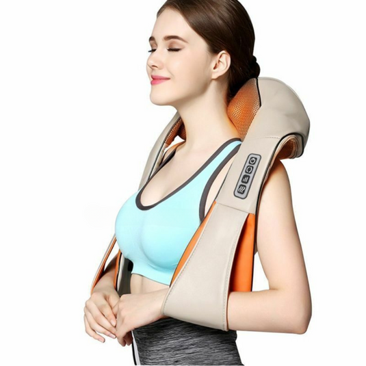 Aparat pentru masaj umeri si gat Massager of Neck Kneading cu infrarosu