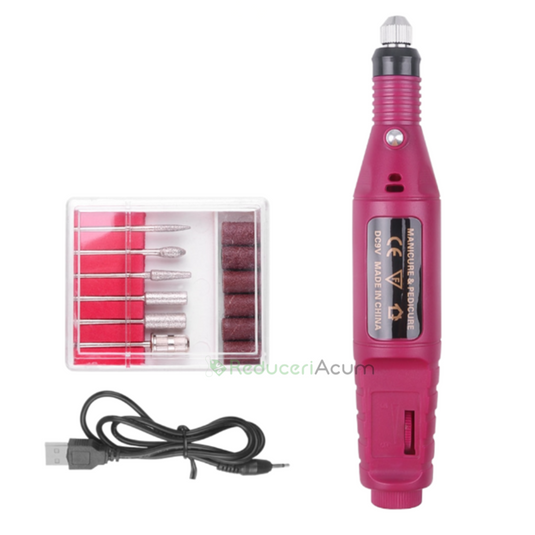 Pila de unghii, electrica, incarcare cu USB