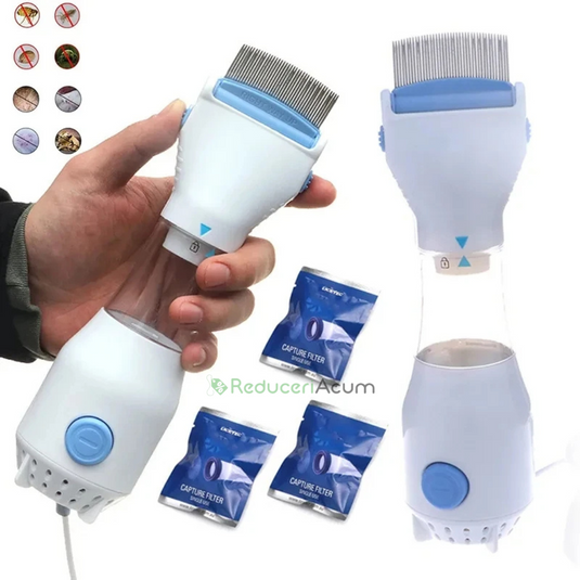 Pieptene aspirator impotriva paduchilor si parazitilor