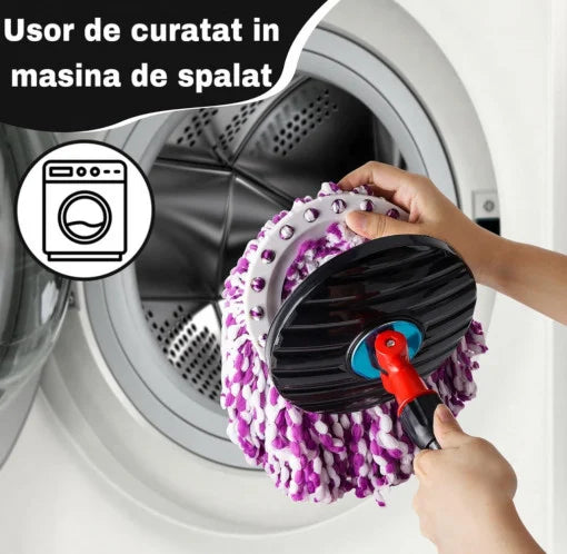 MOP ROTATIV CU PERIE CADOU SI 4 REZERVE CADOU!